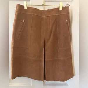 LOFT suede skirt NWT